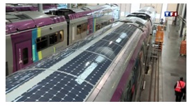 train solaire